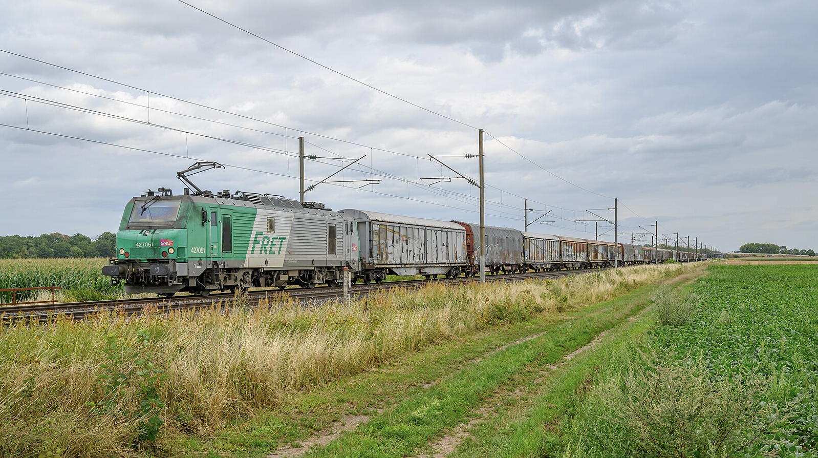 Un convoi de Fret SNCF